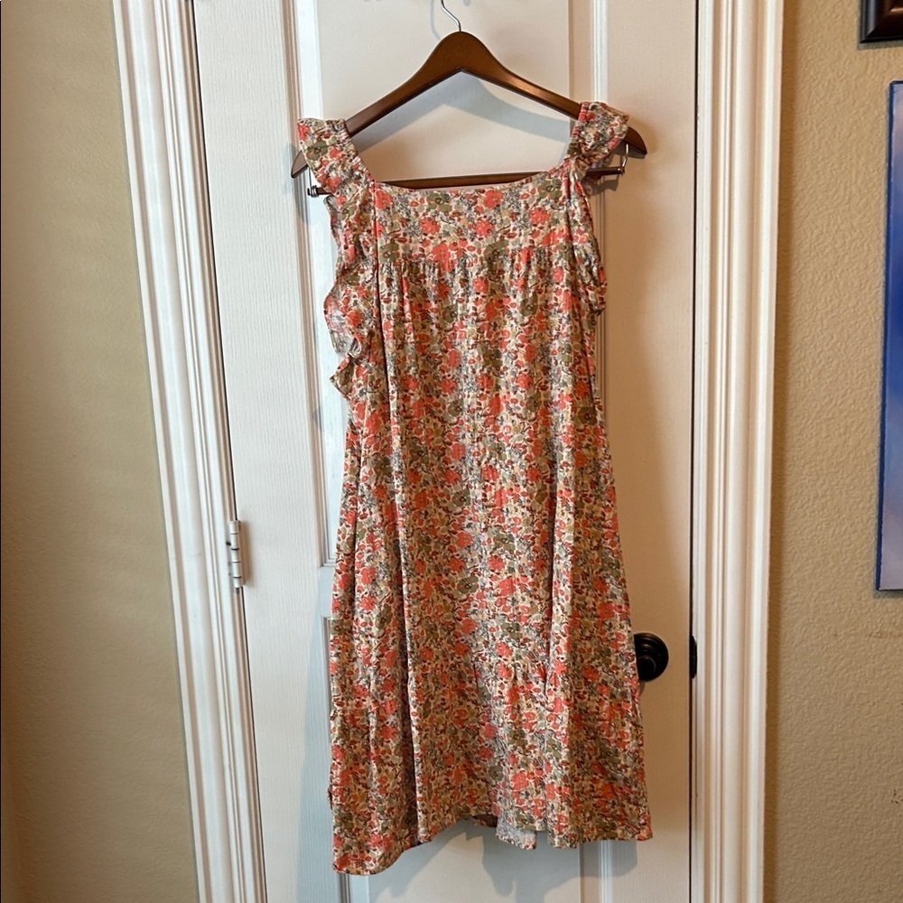 Set of 2! Universal thread Floral Sleeveless Dresses resort vacation preppy boho - Picture 4 of 7
